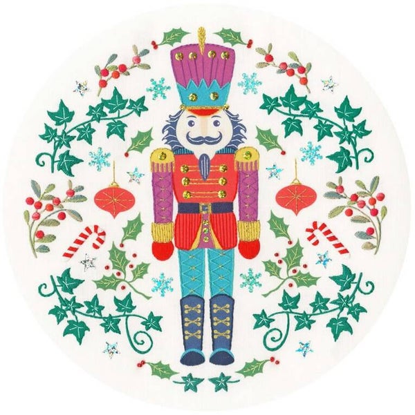 Vrij Borduren Pakket - Kathy Pilcher - Folk Christmas