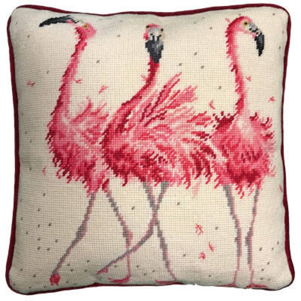 Petit Point Borduurpakket - Hannah Dale - Pink Ladies Tapestry