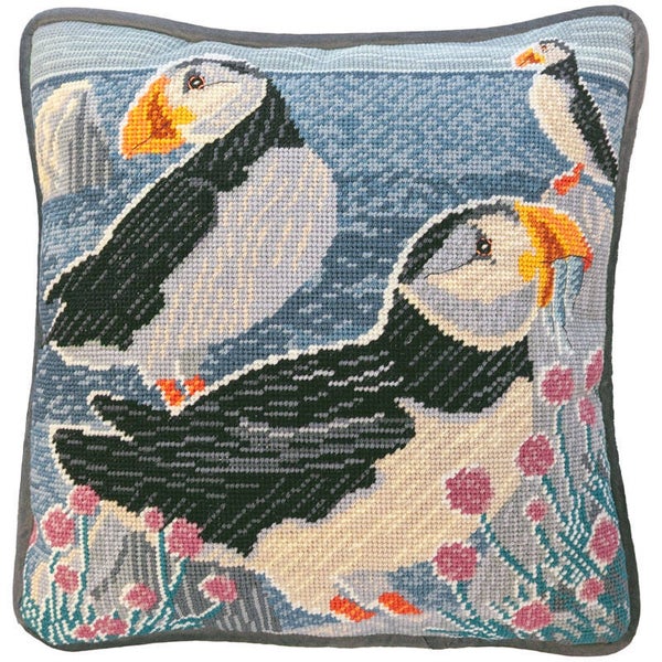 Petit Point Borduurpakket - Liane Payne - Sea Thrift Clifftops