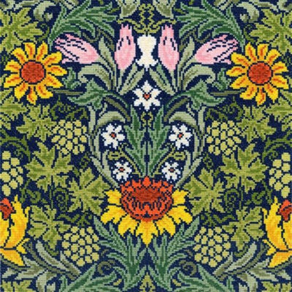 Borduurpakket - William Morris - Sunflowers