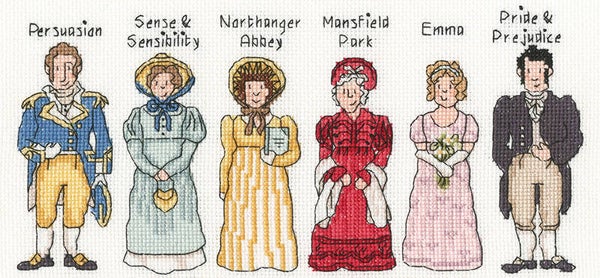 Borduurpakket - Alison Gardiner - No Enjoyment Like Reading