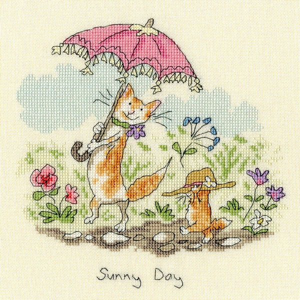 Borduurpakket - Anita Jeram - Sunny Day