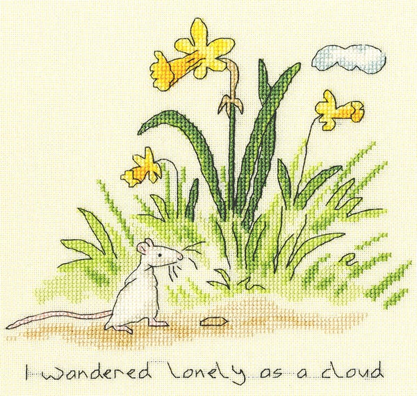 Borduurpakket - Anita Jeram - Lonely as a Cloud