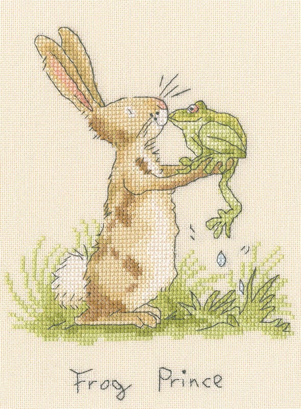 Borduurpakket - Anita Jeram - Frog Prince