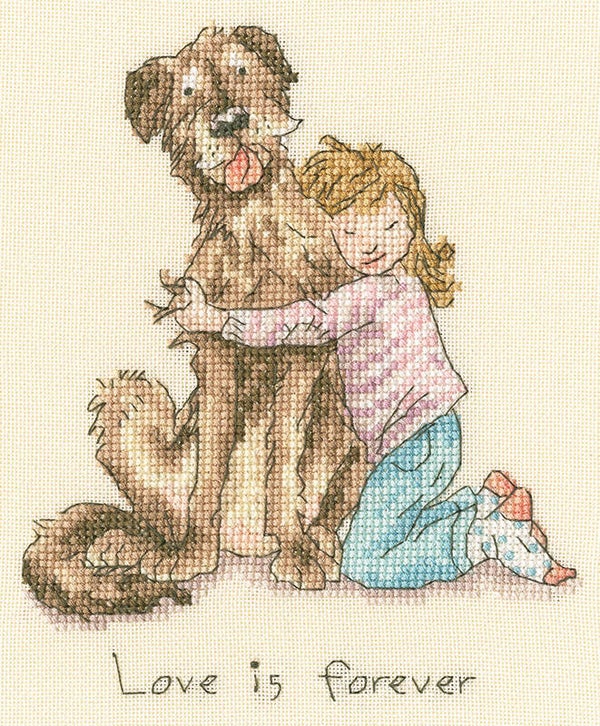 Borduurpakket - Anita Jeram - Love is Forever