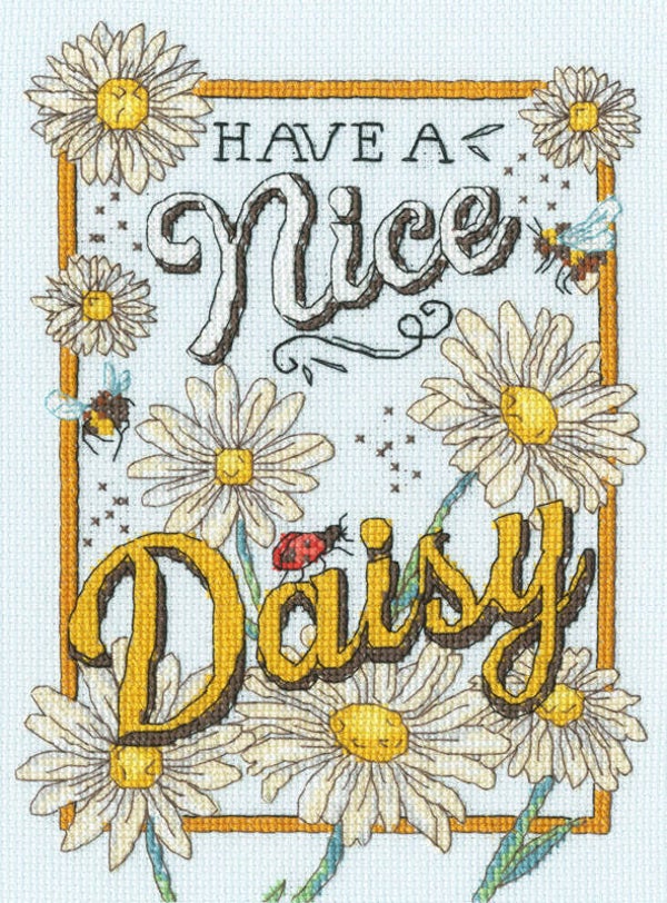 Borduurpakket - Angie Spurgeon - Nice Daisy