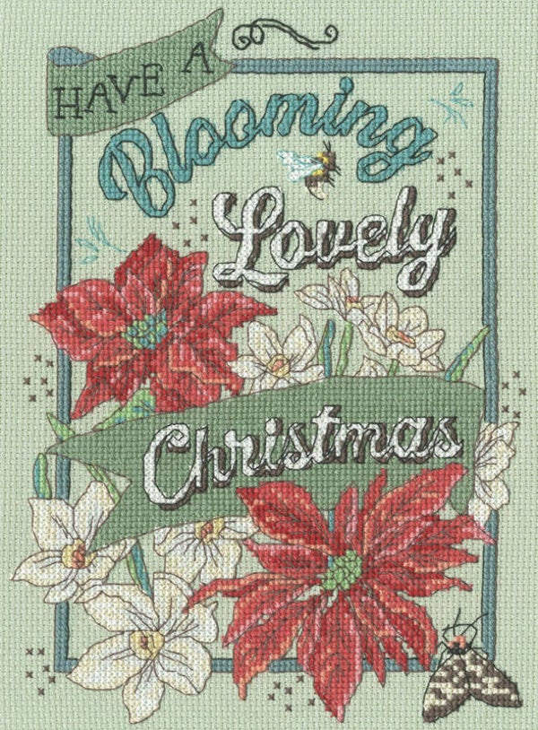 Borduurpakket - Angie Spurgeon - Blooming Lovely Christmas