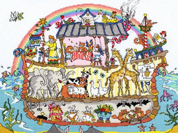 Borduurpakket - Cut Thru' - Noah's Ark