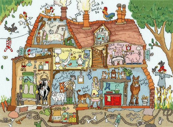 Borduurpakket - Amanda Loverseed - Cut Thru' Old MacDonald