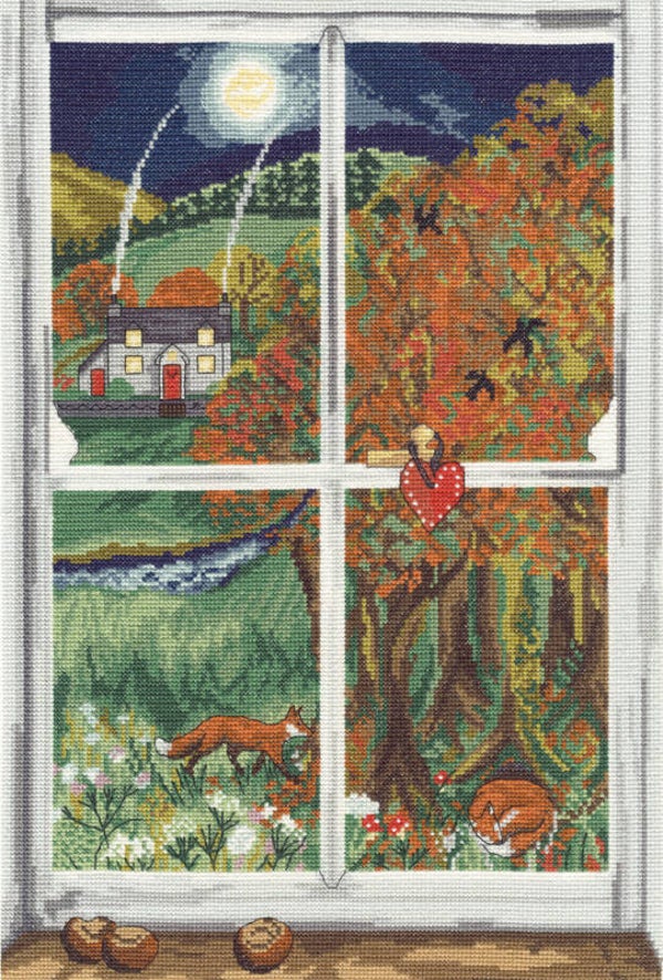 Borduurpakket - Lizzie Spikes - Conker Window