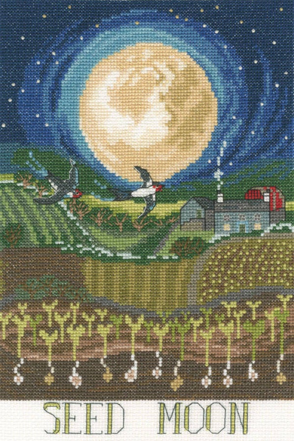 Borduurpakket - Lizzie Spikes - Seed Moon