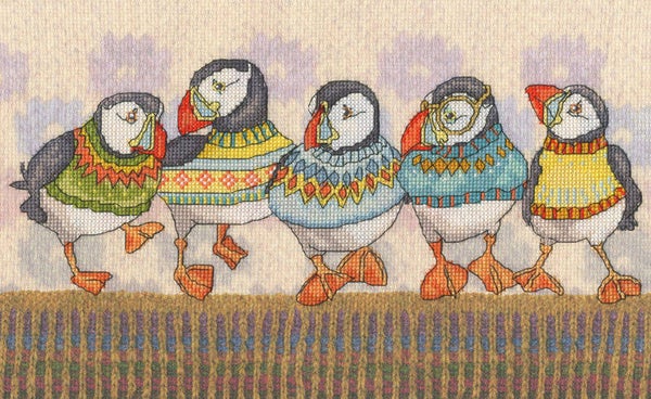 Borduurpakket - Emma Ball - A Fair Isle Flock