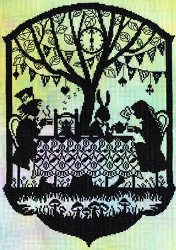 Borduurpakket - Deborah Street - Mad Hatter's Tea Party