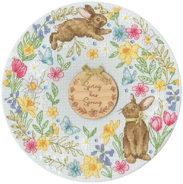 Borduurpakket - Jane Sunner - Spring Wreath