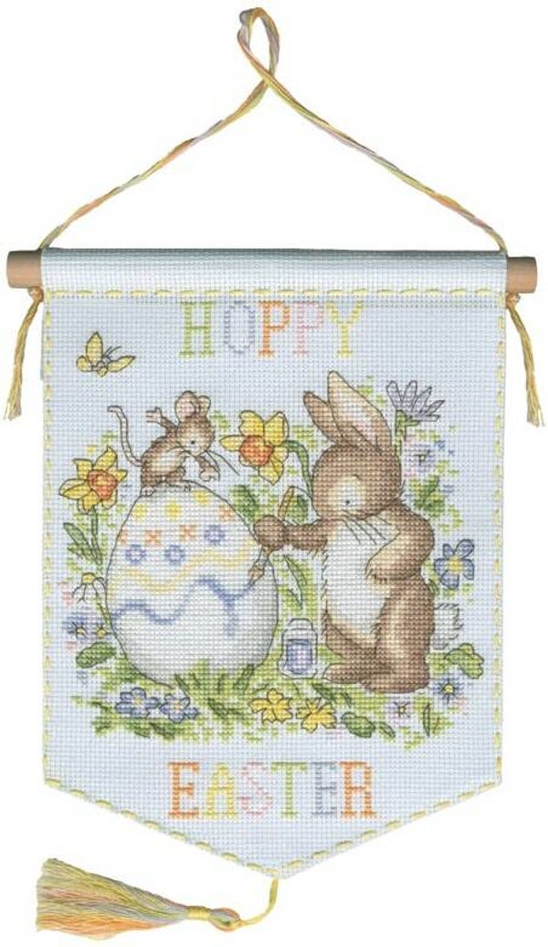Borduurpakket - Kate Garrett - Hoppy Easter
