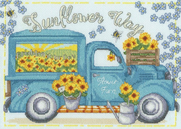 Borduurpakket - Karen Tye Bentley - Sunflower Way