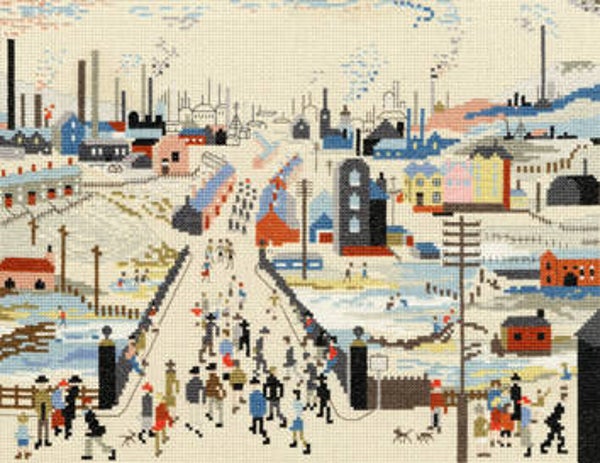 Borduurpakket - Lowry - Canal Bridge
