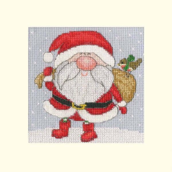 Borduurpakket - Jenny Barton - Jolly Santa