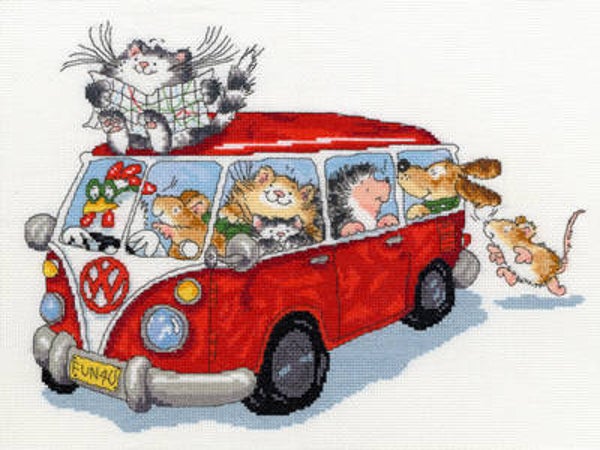 Borduurpakket - Margaret Sherry - Are We There Yet?