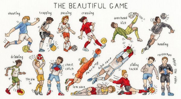 Borduurpakket - Peter Smith - The Beautiful Game