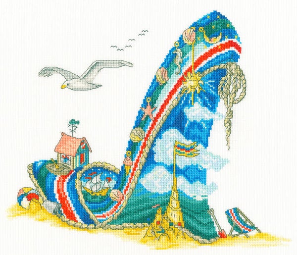 Borduurpakket - Sally King - Holiday