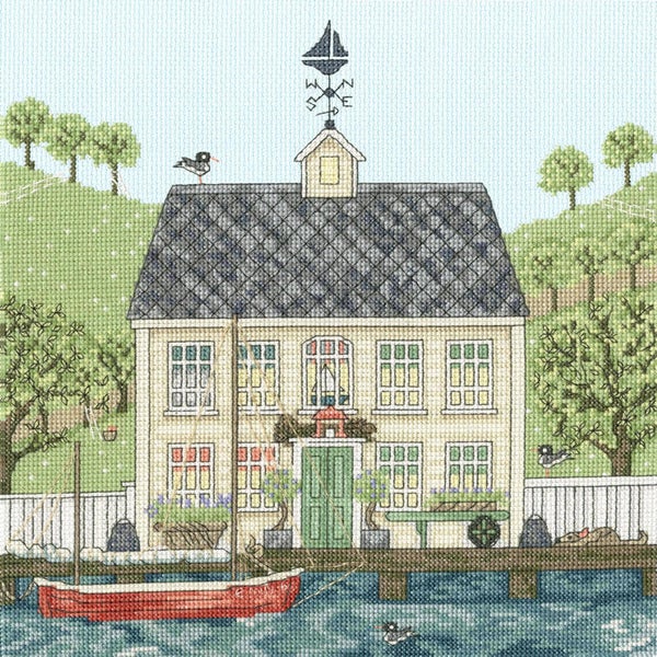 Borduurpakket - Sally Swannell - The Captain's House
