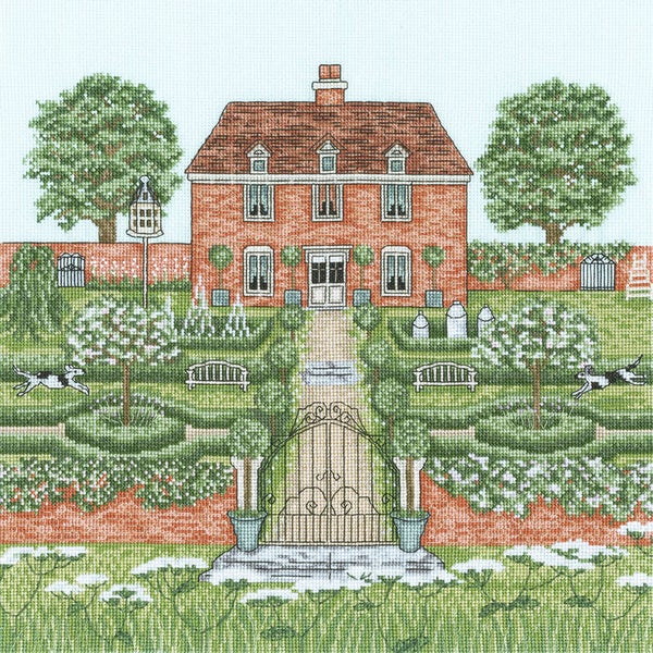 Borduurpakket - Sally Swannell - Manor House