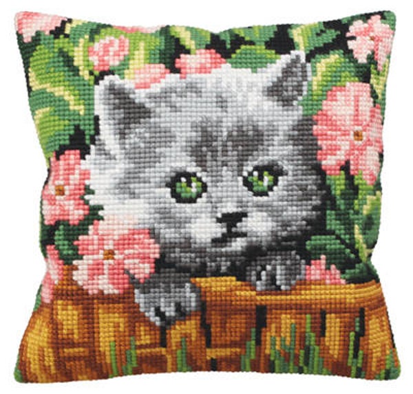 Kussen Borduurpakket - Minou