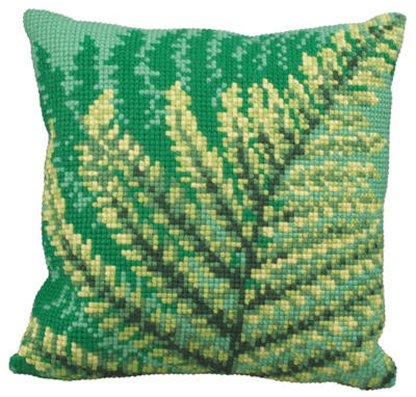 Kussen Borduurpakket - Fougères Vertes