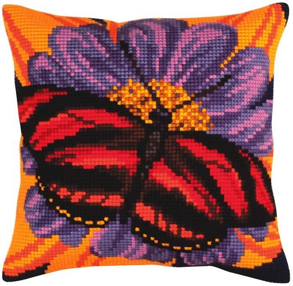 Kussen Borduurpakket - Butterfly