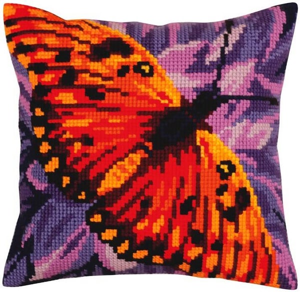Kussen Borduurpakket - Butterfly