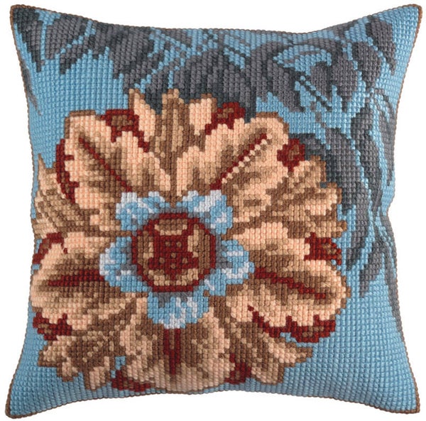 Kussen Borduurpakket - Asure Turquoise