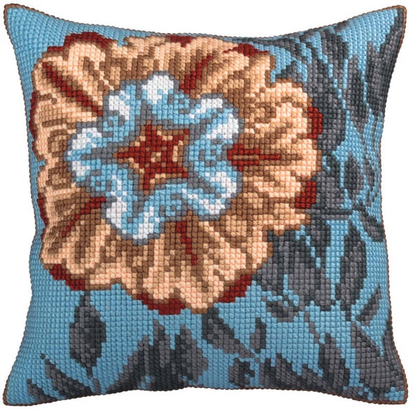 Kussen Borduurpakket - Asure Turquoise