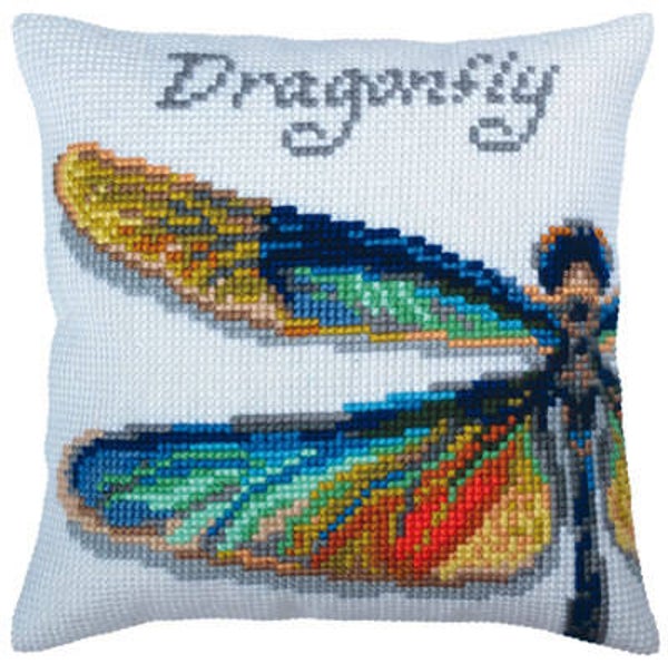 Kussen Borduurpakket - Dragonfly