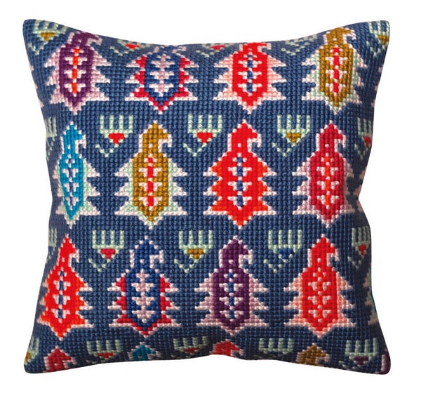 Kussen Borduurpakket - Paisley