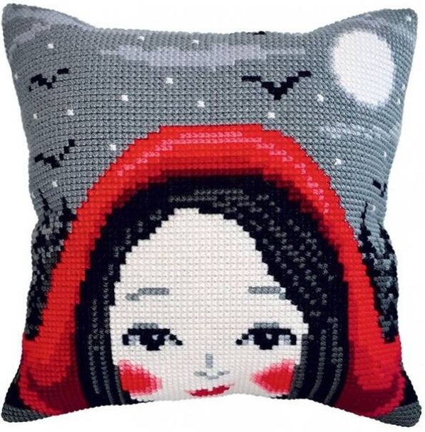 Kussen Borduurpakket - Red Ridinghood