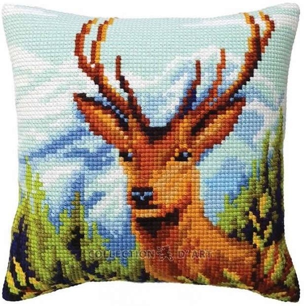 Kussen Borduurpakket - Deer