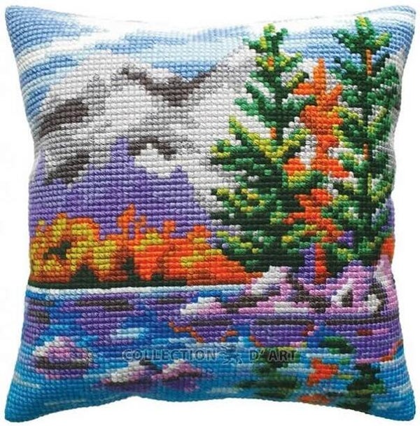 Kussen Borduurpakket - Autumn Landscape