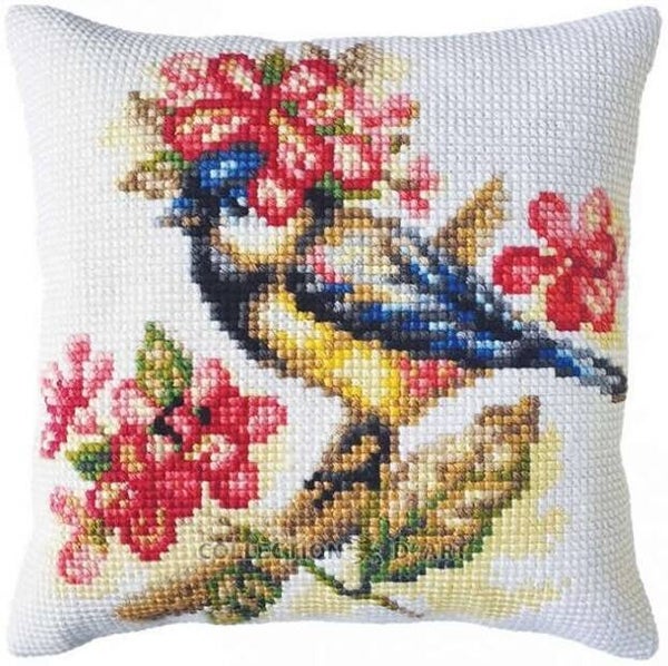 Kussen Borduurpakket - Titmouse
