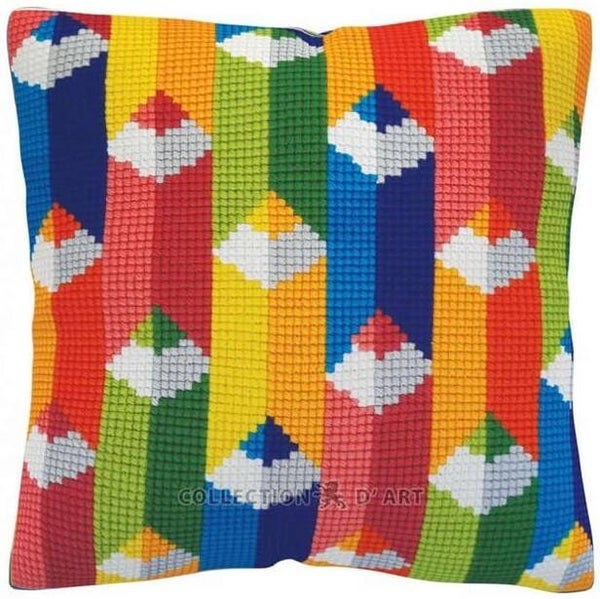 Kussen Uittel Borduurpakket - Colour Pencils