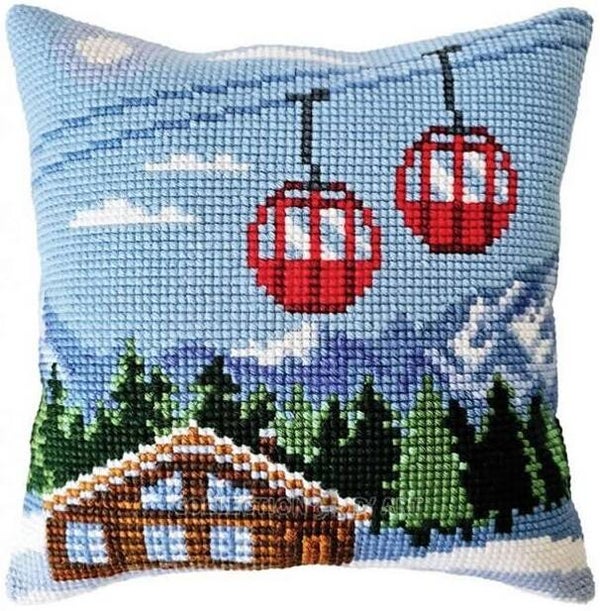 Kussen Borduurpakket - Winter Holidays