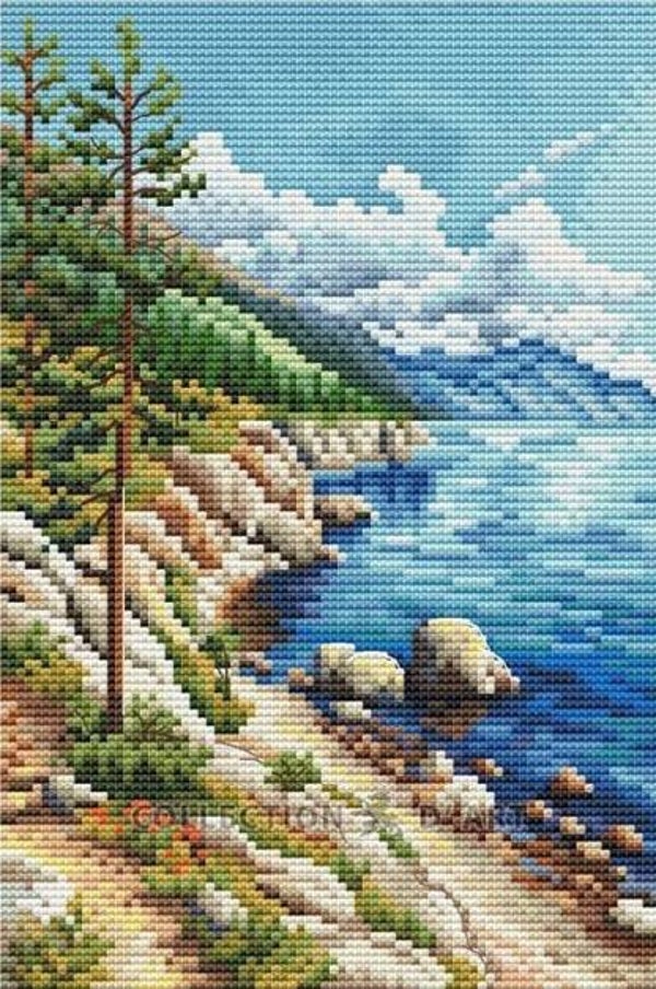 Borduurpakket - Descent to Azure Lake