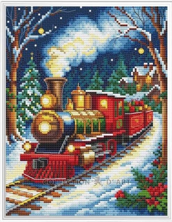 Borduurpakket - Santa Express