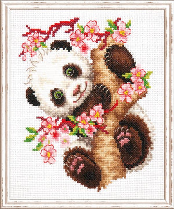 Borduurpakket - Panda