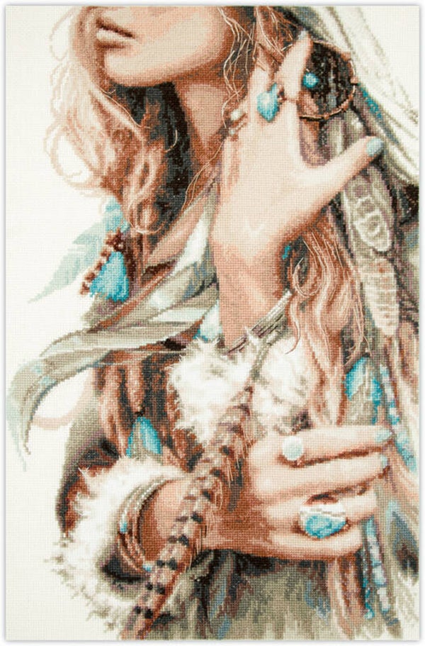 Borduurpakket - Boho Girl