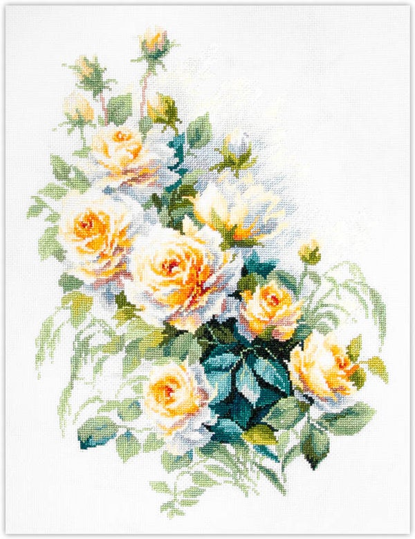 Borduurpakket - The Queen of Flowers