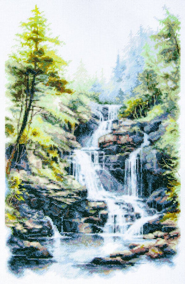 Borduurpakket - Melody of the Falls