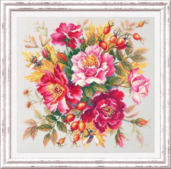 Borduurpakket - Flower Magic - Dogrose