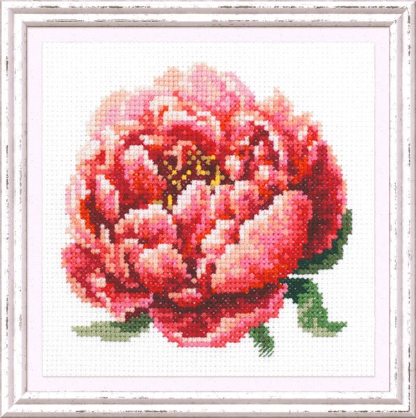 Borduurpakket - Red Peony