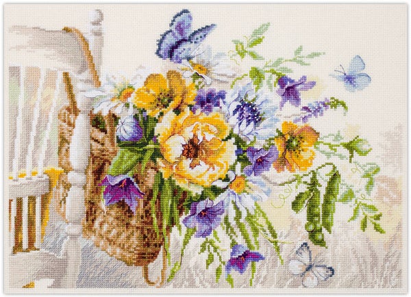 Borduurpakket - Summer Basket